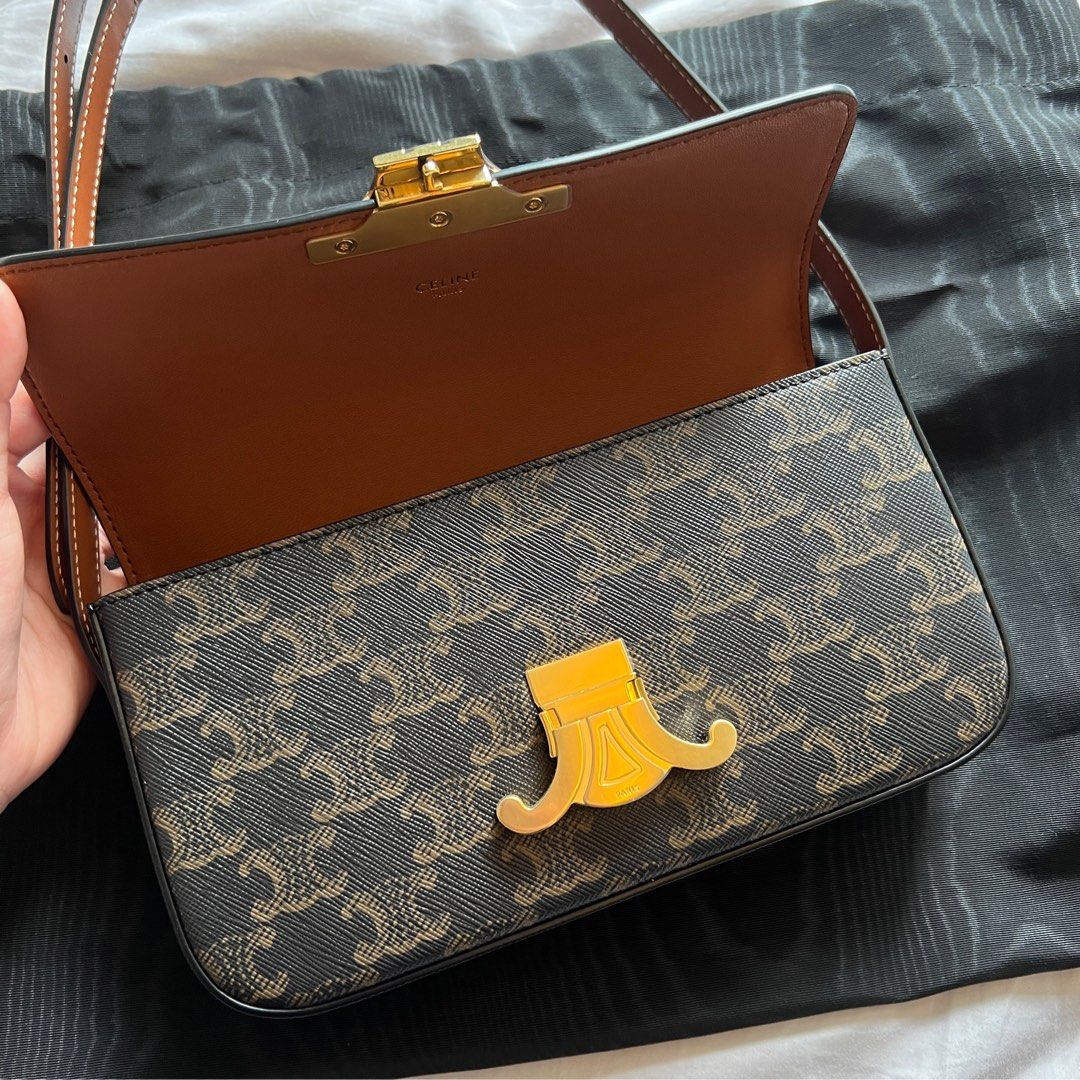 Celine triomphe shoulder bag Women s Fashion Bags Wallets