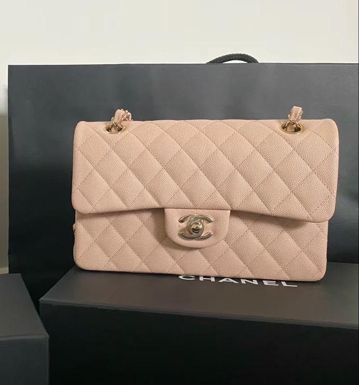 Chanel Classic Flap Small Caviar 22C, Luxury, Bags & Wallets on Carousell