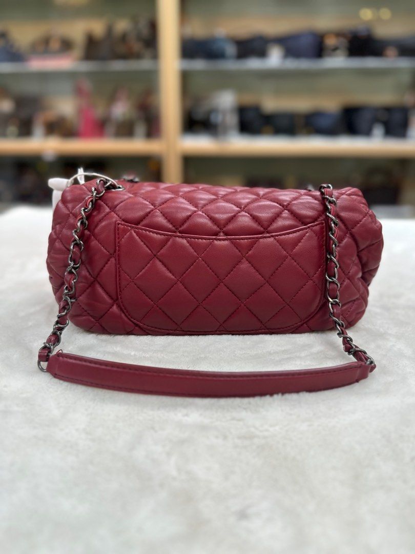 Chanel Quilted Caviar Leather Jumbo Double Flap Brown with Silver Hardware  - Luxury In Reach