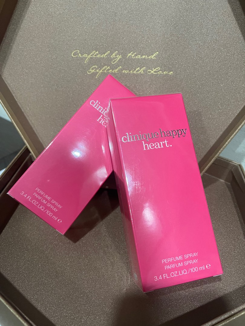 CLINIQUE HAPPY HEART 100ml, Beauty & Personal Care, Fragrance ...