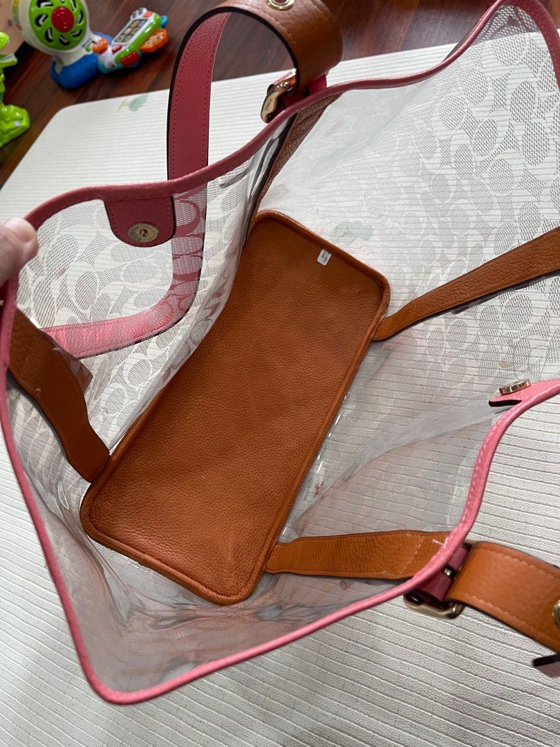 Coach clear purse new arrivals