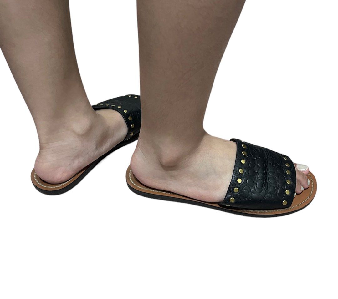 Coach best sale slippers macy's