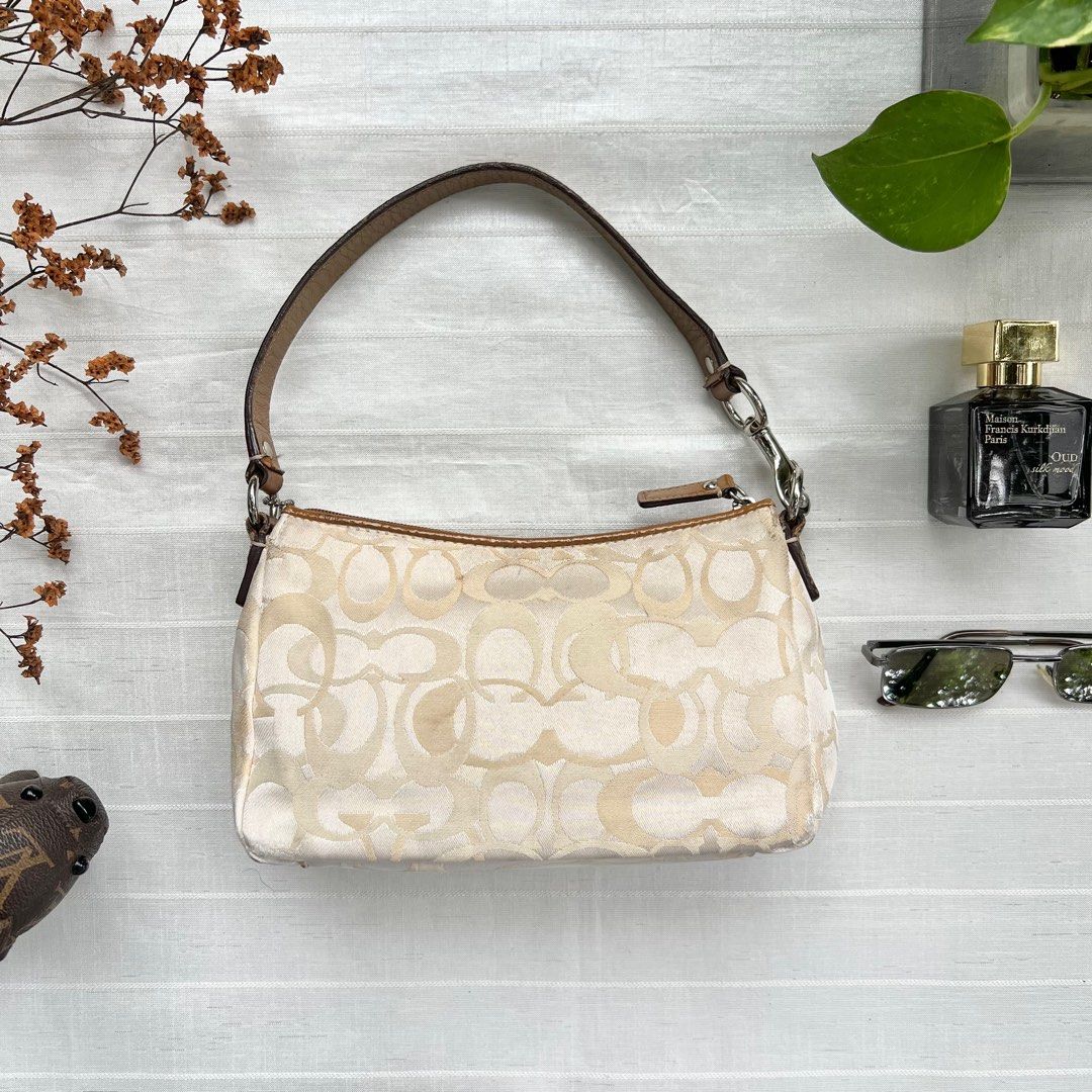Small beige coach purse Clearance