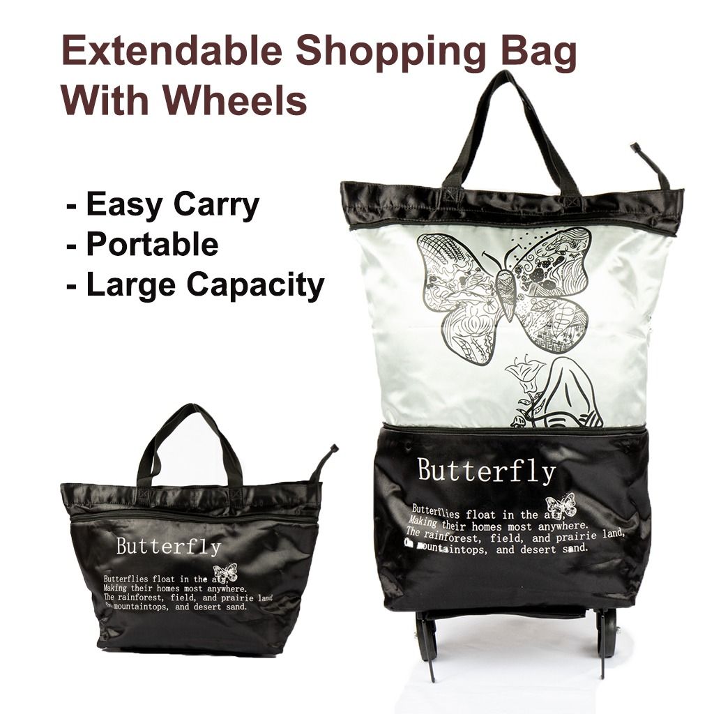 Collapsible trolley bag on sale