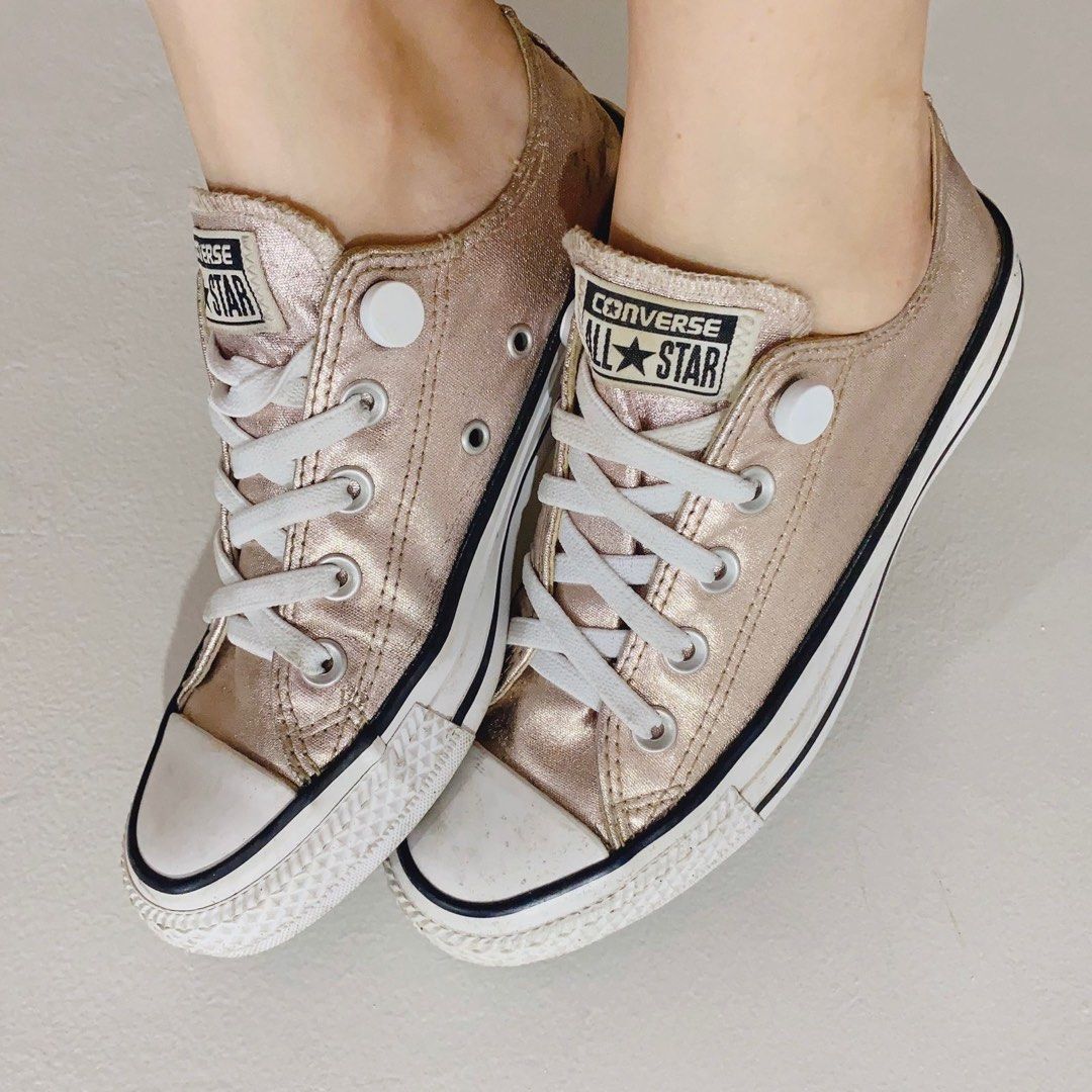 Converse Basic Glitery Rose Gold