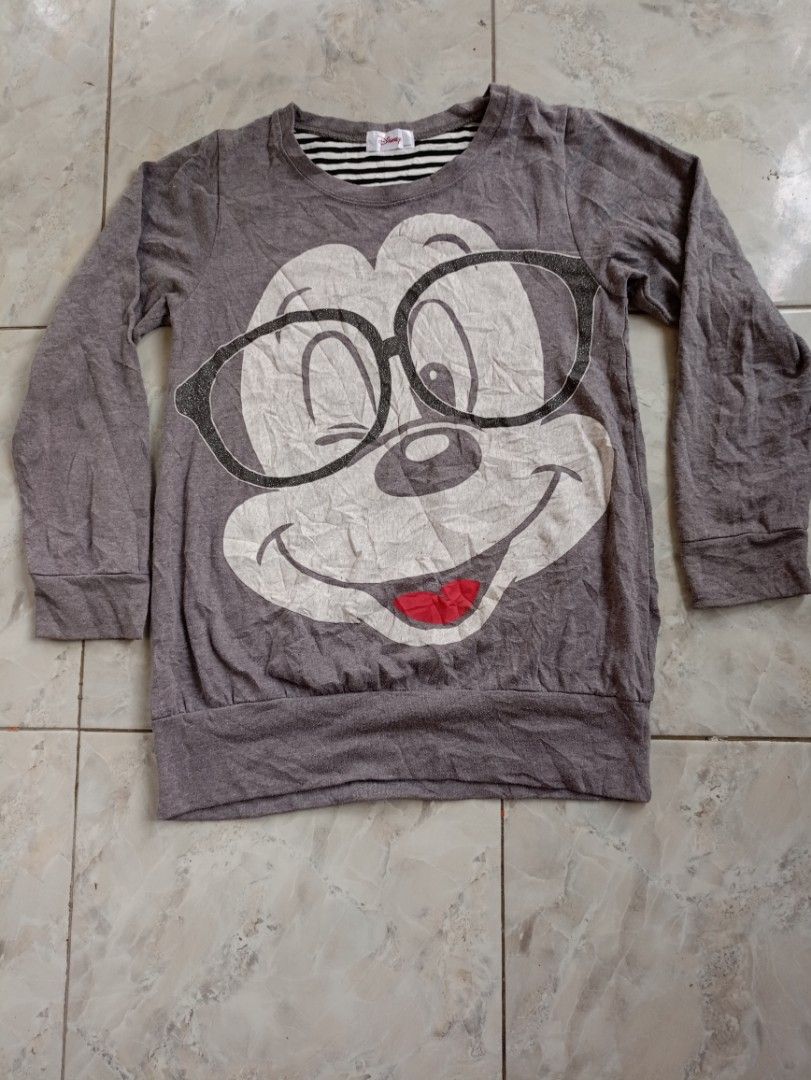 Disney Sweatshirt Damen Disney Mickey Mouse Sweatshirt Pullover