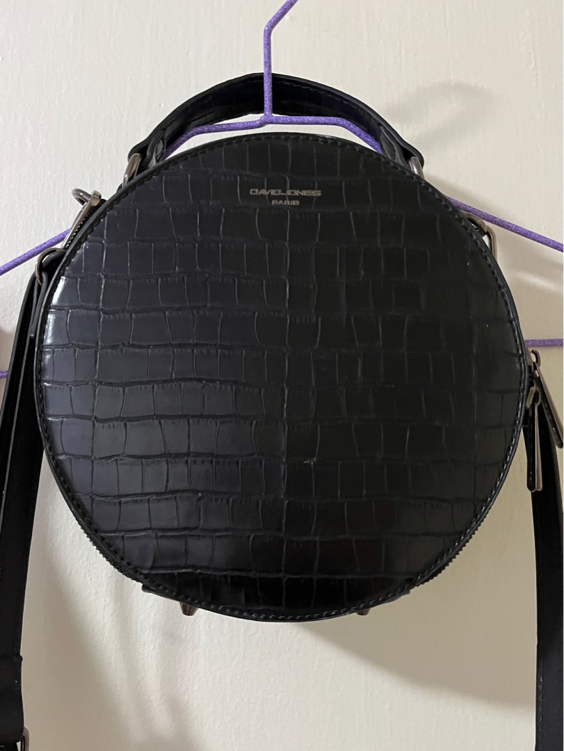 Jody croc embossed leather circle crossbody bag sales