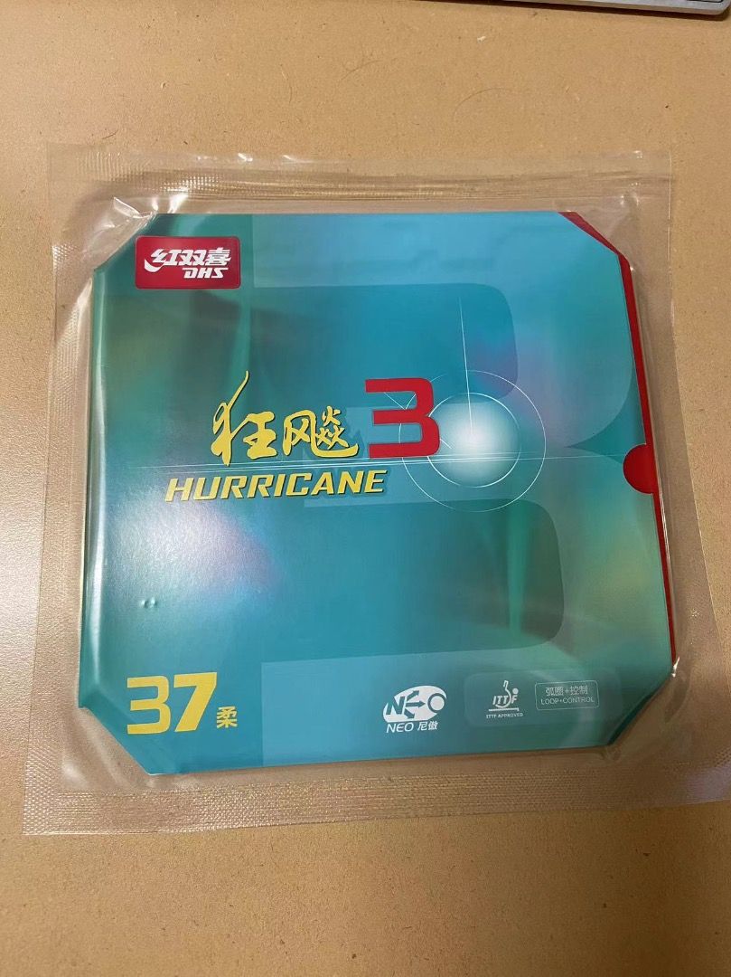 DHS Hurricane 3 Neo 37 Degrees Soft 2.1mm, Sports Equipment, Sports ...