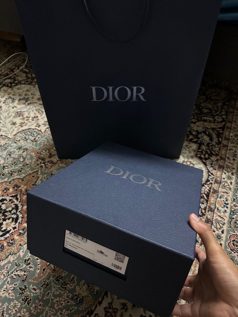 Christian dior store shoe box