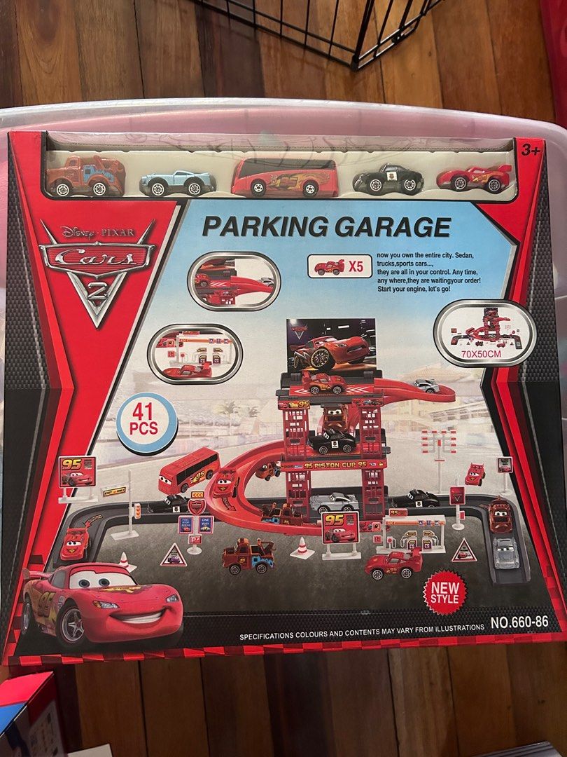 Disney cars parking sales garage