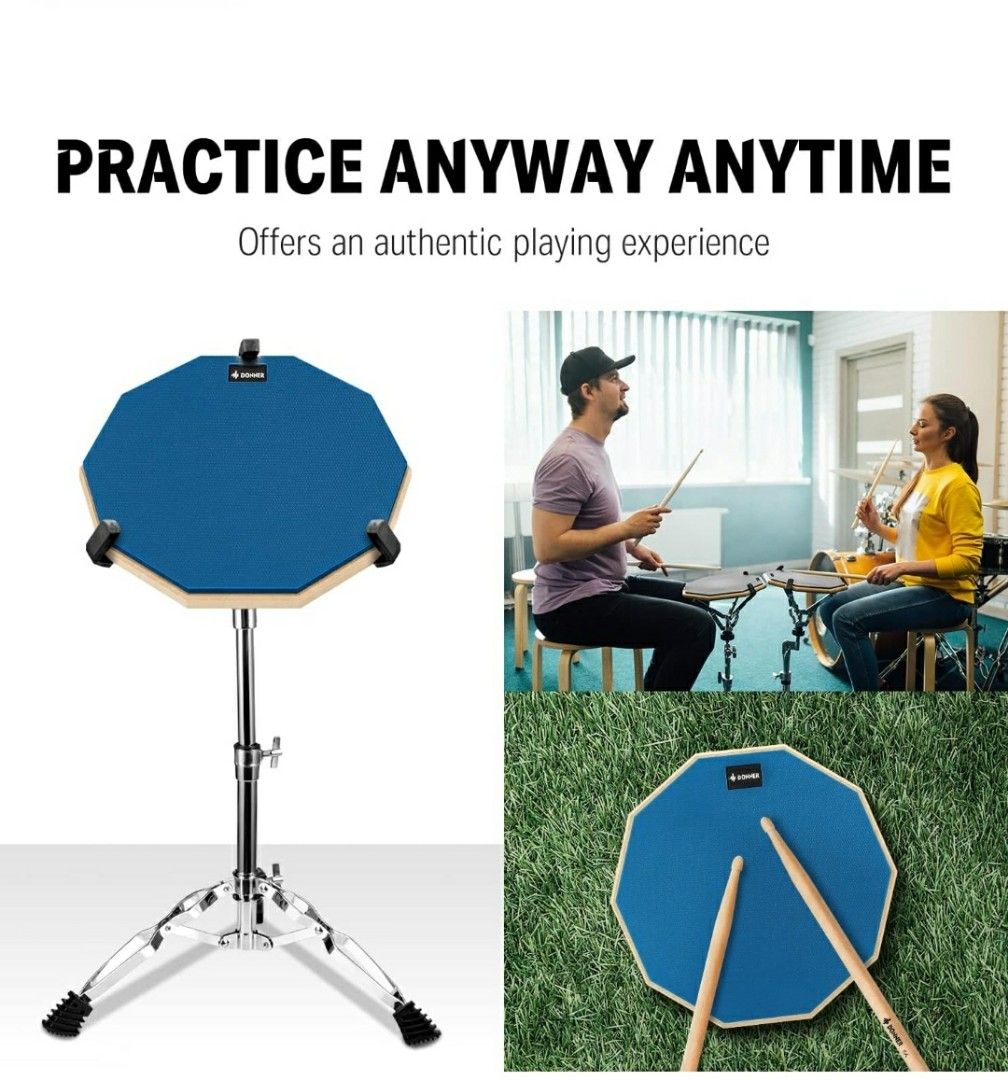 Silent practice outlet pad