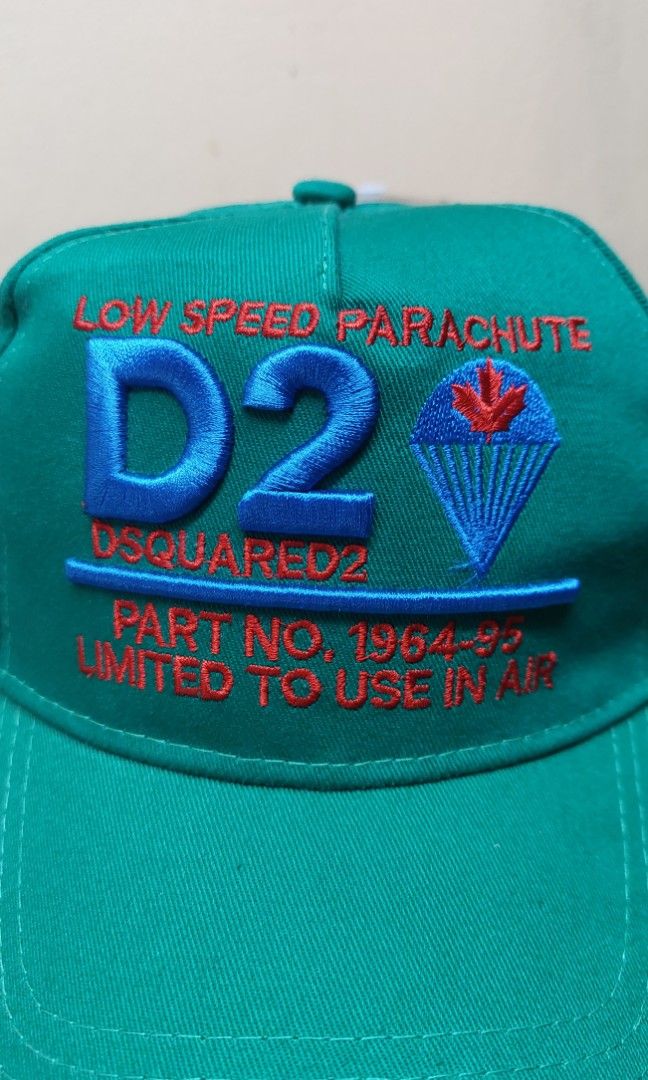 Dsquared low speed parachute cap clearance
