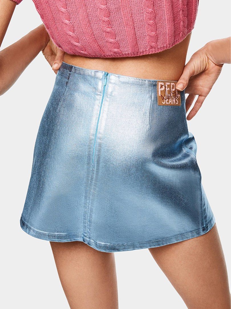 Jeans London Pepe Jeans Dua Lipa Vaqueros Falda Mujer Minifalda