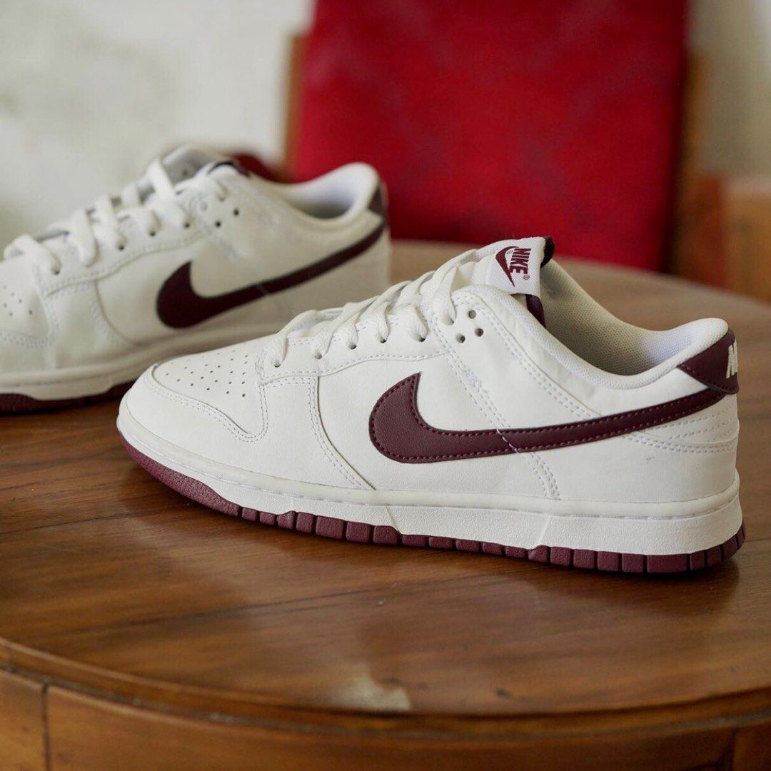 Dunk Low 'Night Maroon', Men's Fashion, Footwear, Sneakers on