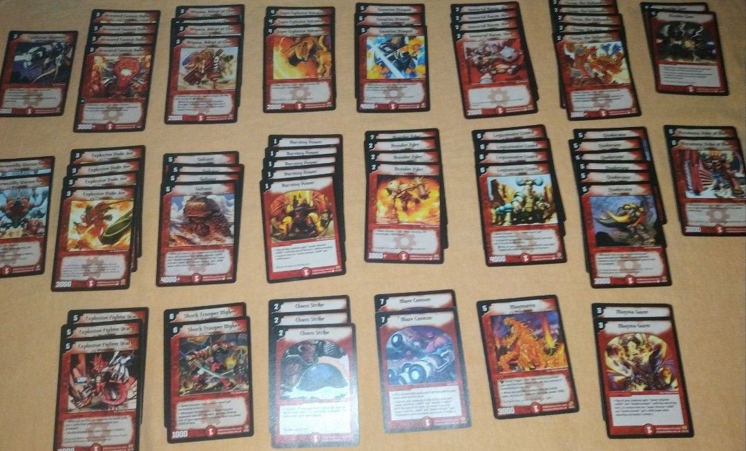 English Duel Master Authentic DM Fire Rare Uncommon Common, Hobbies ...