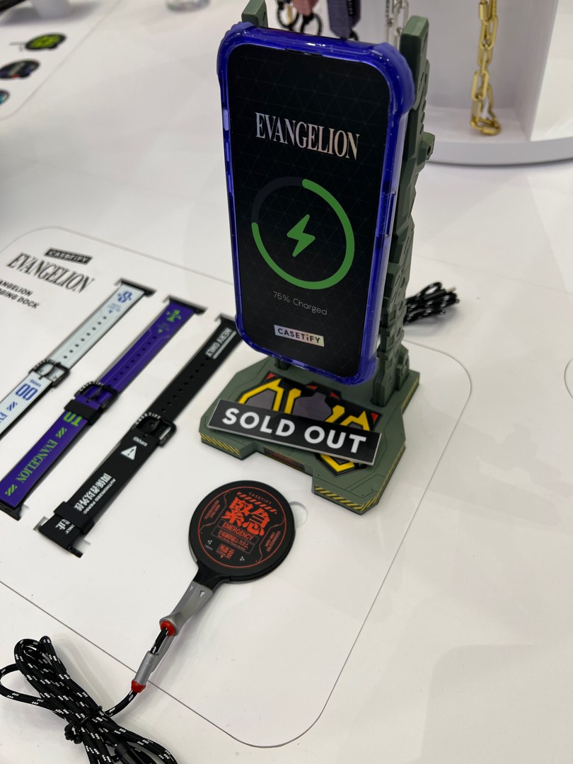 evangelion x casetify Charging Dock (with Umbilical Cable