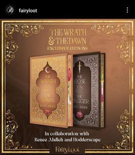 FAIRYLOOT The Wrath And The Dawn Duology by Renée Ahdieh