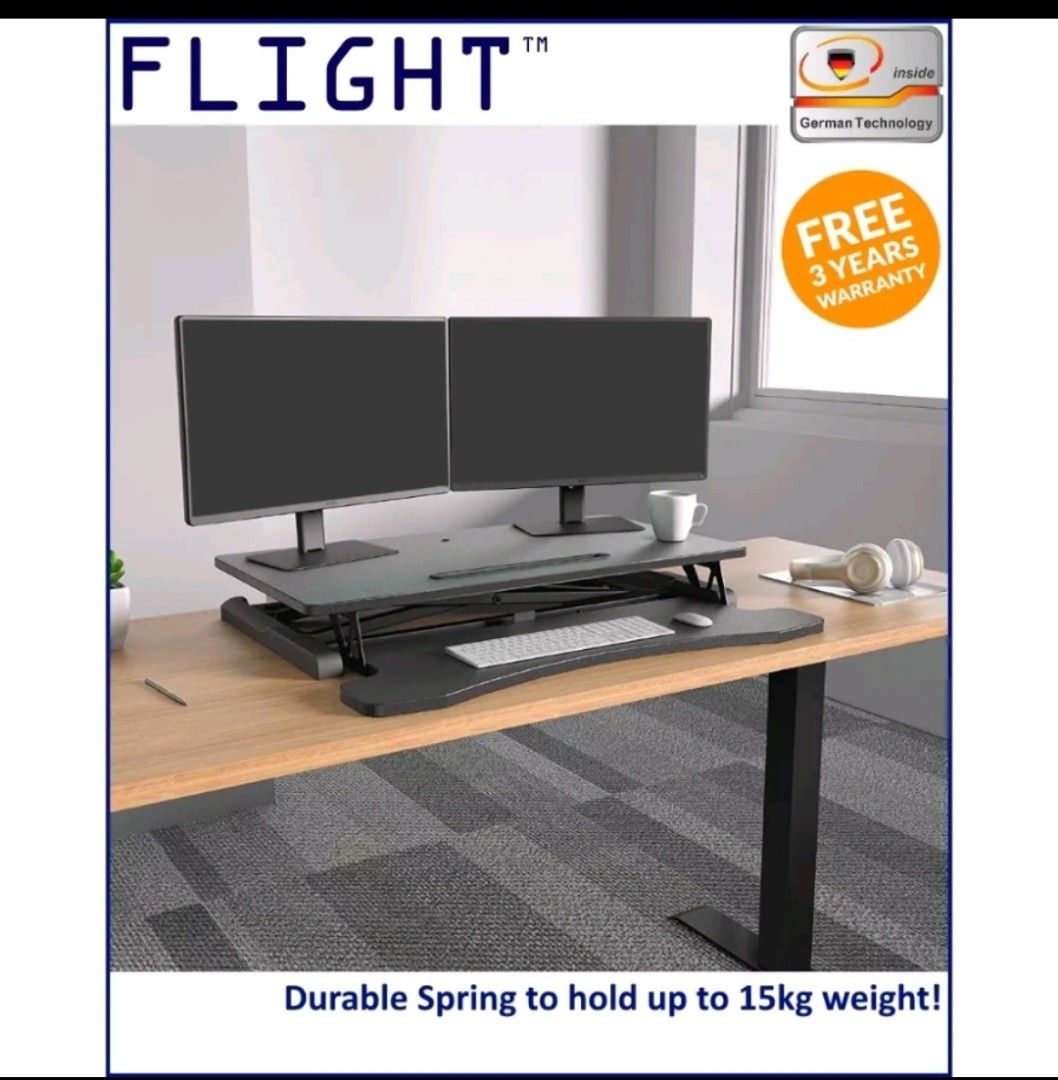 Flight Ergonomic Standing Workstation/Desk, Furniture & Home Living