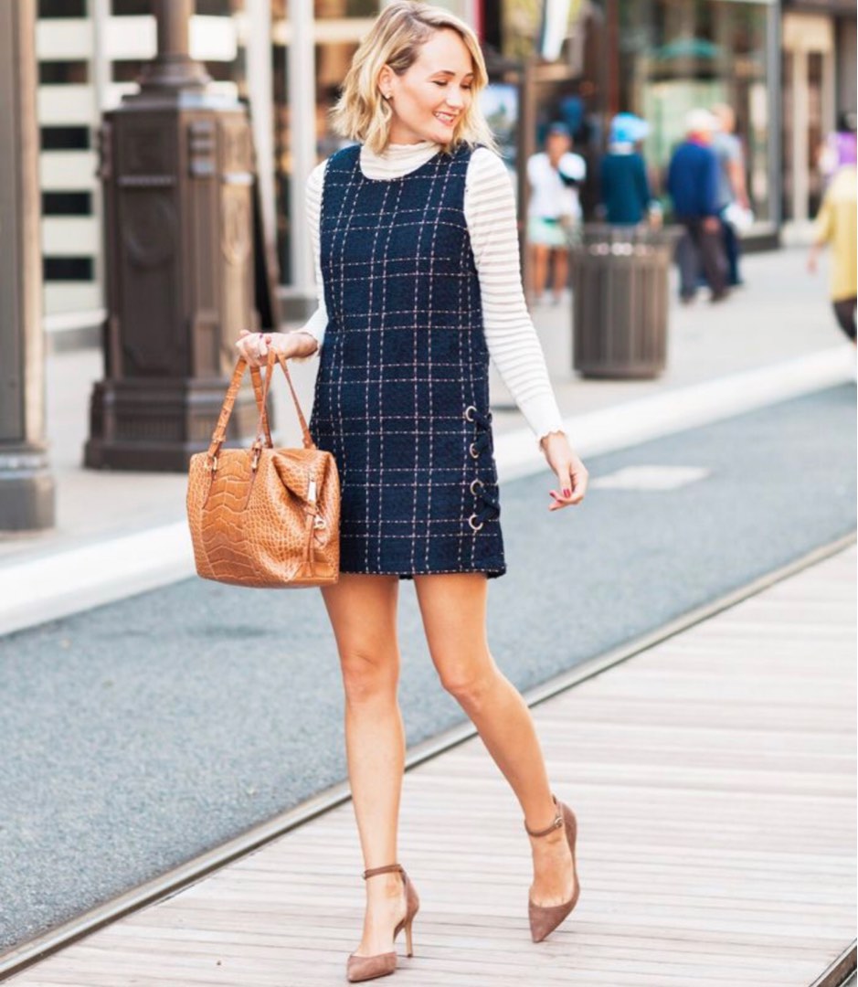 Forever 21 tweed dress top