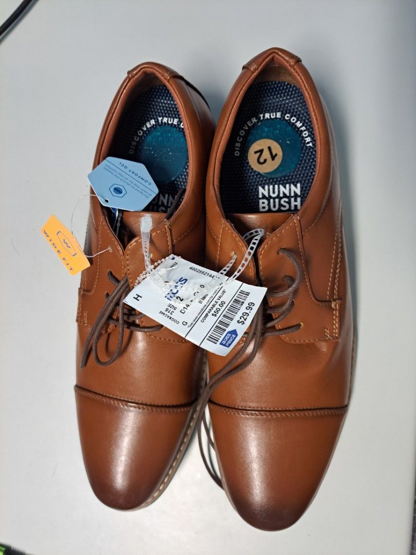 AM Shoe Co. Men's Dress Up Formal Shoes Brown Size 12 M New | eBay