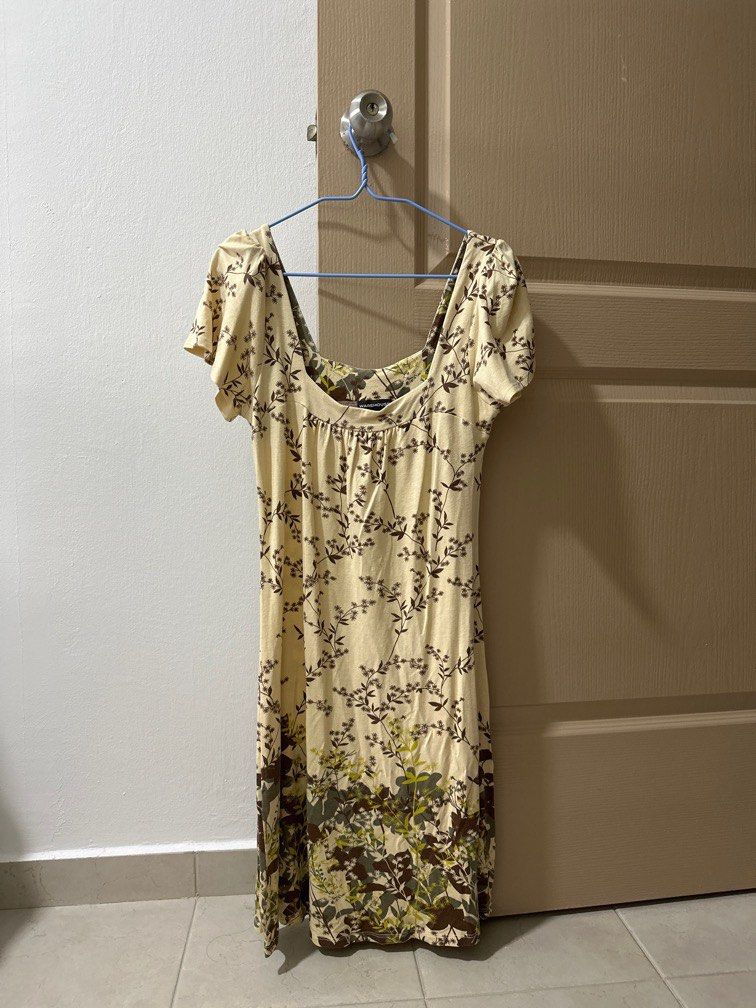 Warehouse yellow sale floral dress