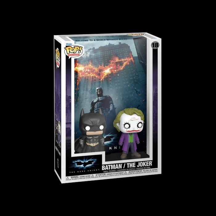 Funko POP! Movie Poster: The Dark Knight Batman and The Joker Vinyl Figure  2-Pack Set with Poster