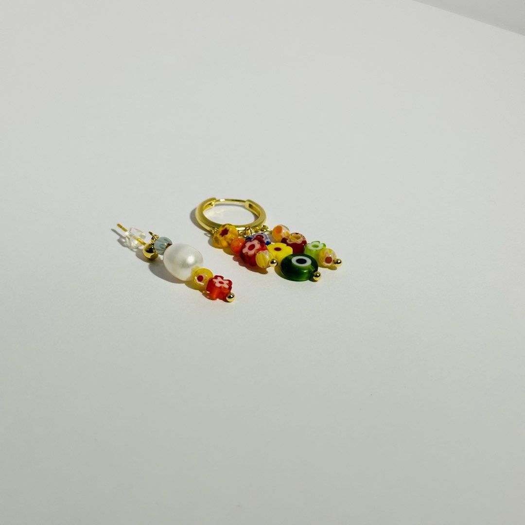 Funky pearl earrings store