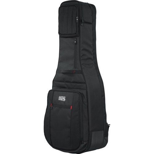 Gator Pro Go Double Acoustic Electric Guitar Gig Bag Case