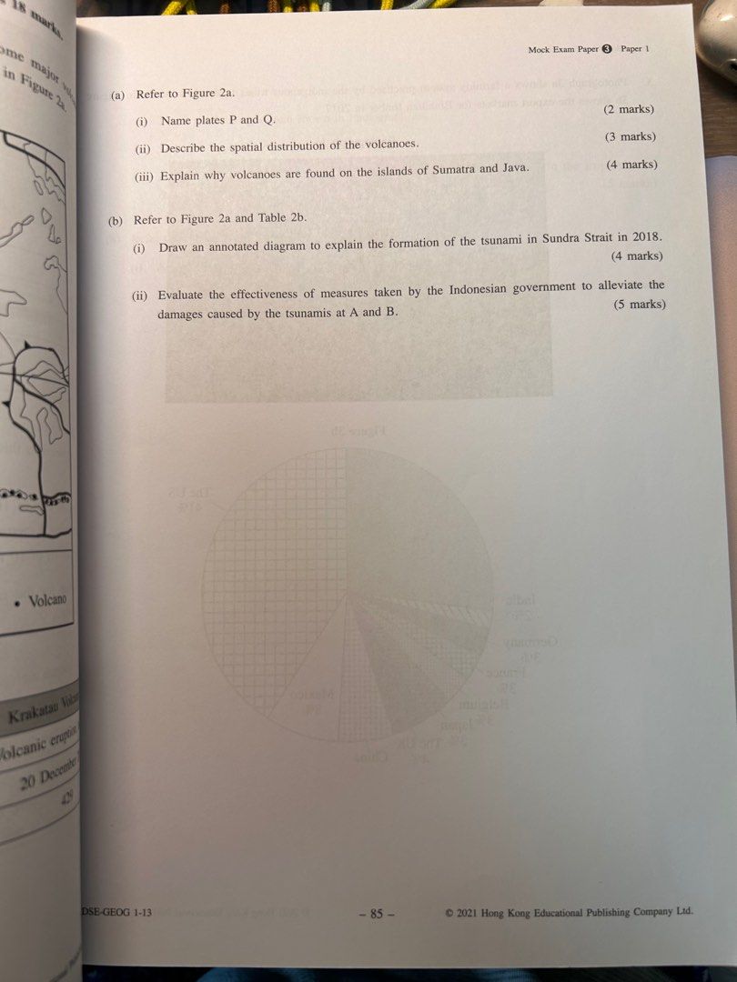 Geography mock exam paper, 興趣及遊戲, 書本 & 文具, 教科書 Carousell