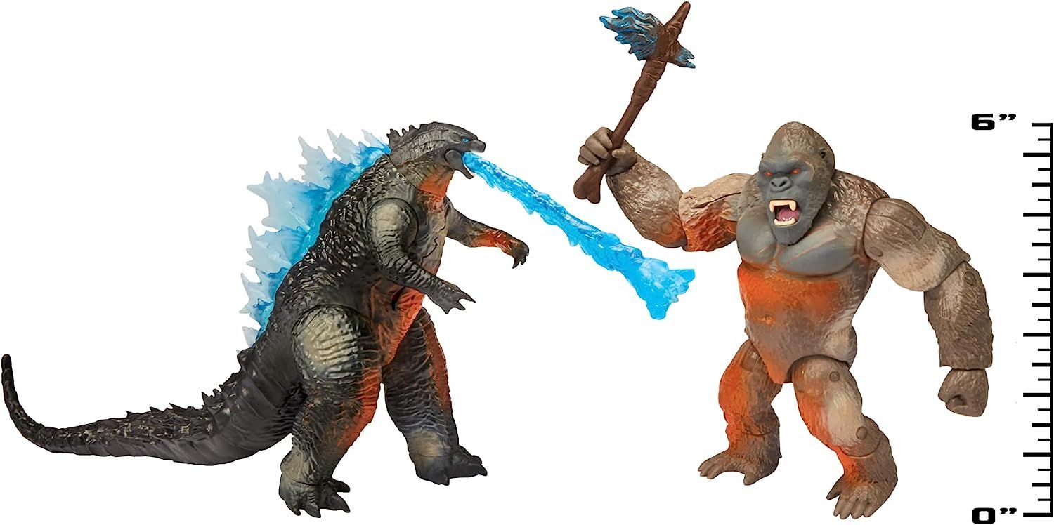  Godzilla Monsterverse City Battle Pack, Multi : Toys & Games