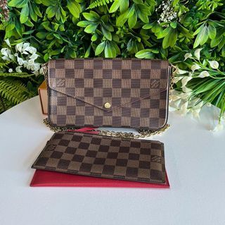 Louis Vuitton LV x YK Felicie Pochette Black/Fuchsia in Embossed Grained  Monogram Empreinte Cowhide Leather with Silver-tone - US