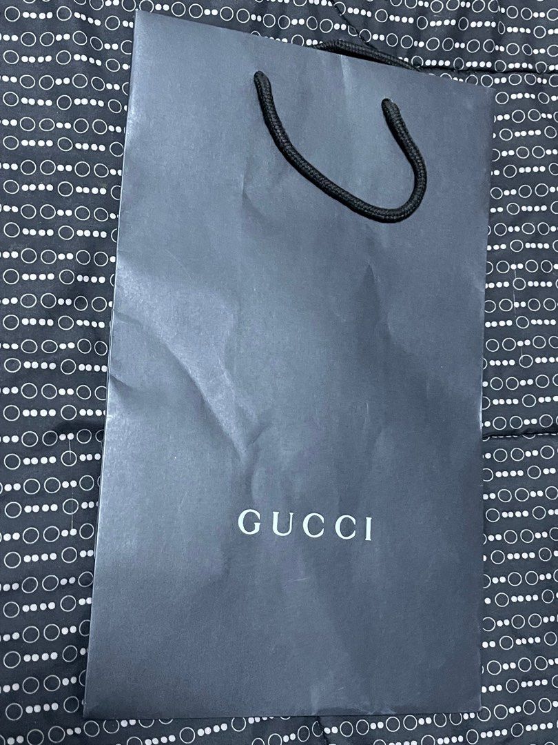 Gucci paper bag