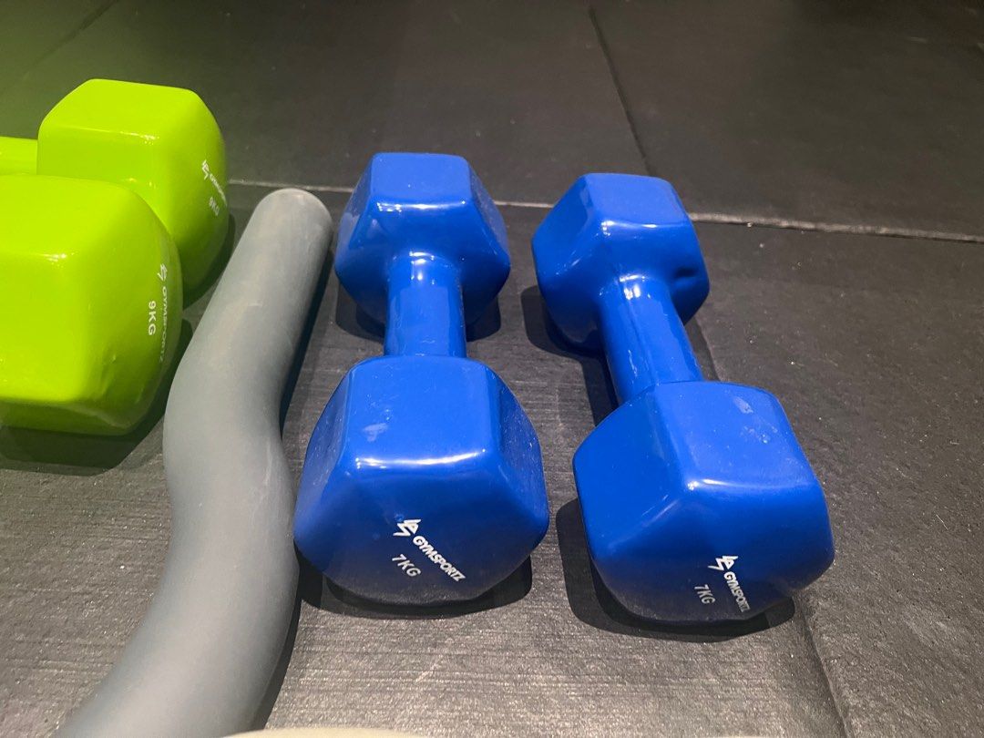 Gym equipment set, Sports Equipment, Exercise & Fitness, Weights