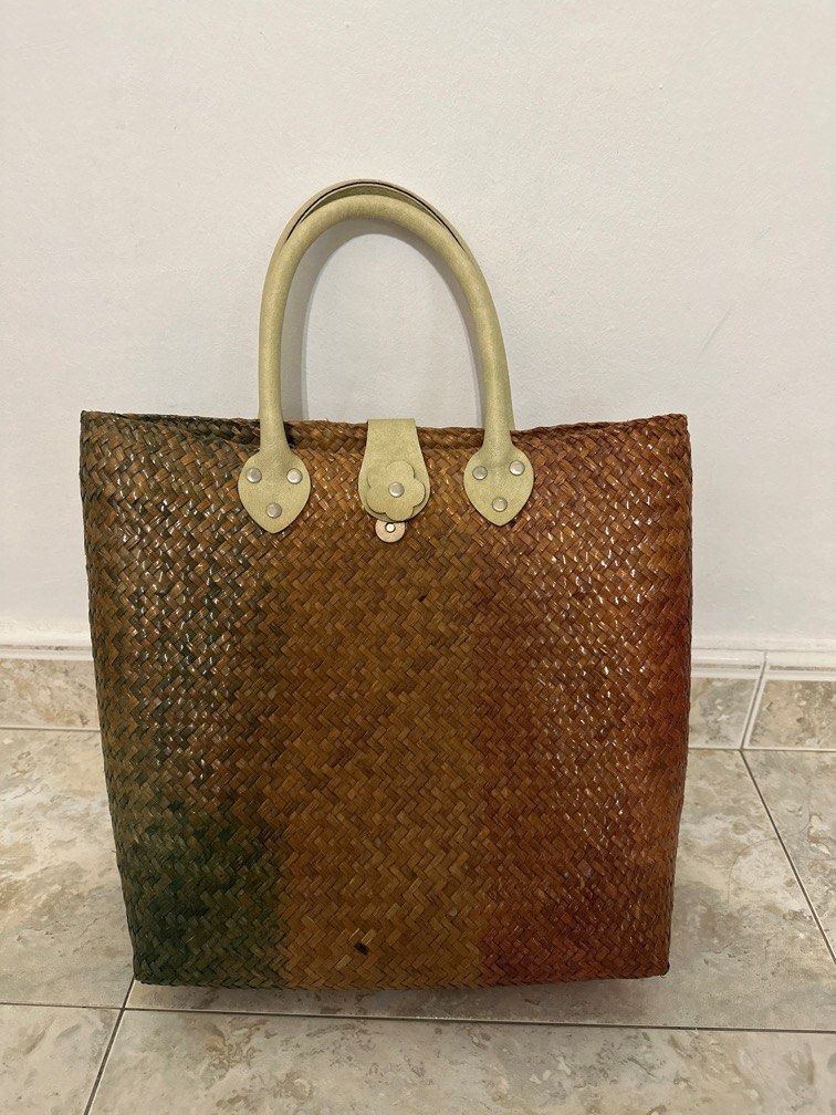 Rattan tote sales