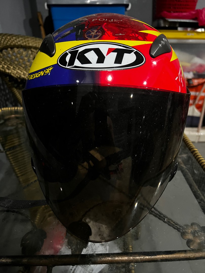 HELMET KYT MERDEKA 64, Motorbikes on Carousell