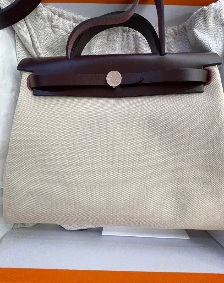 Hermes Herbag 31 Rare Colour, Luxury, Bags & Wallets on Carousell