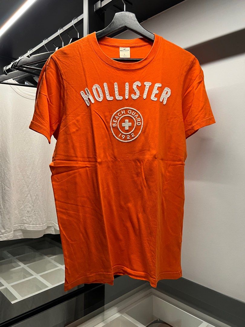 Orange top hollister shirt