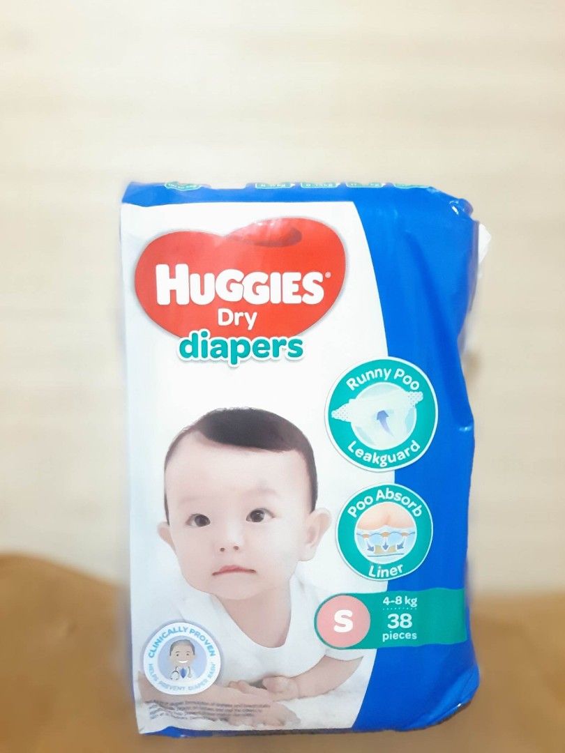 HUGGIES SMALL TAPE 38PCS. Babies Kids Bathing Changing