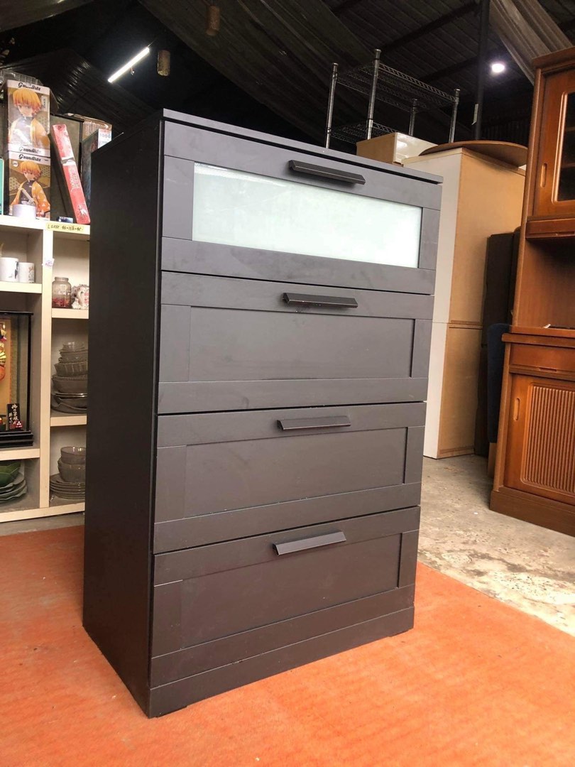 Brimnes top black dresser