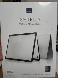 Ishield TPU Frame + Pc Protect Case (Blue) #13.3 macbook air