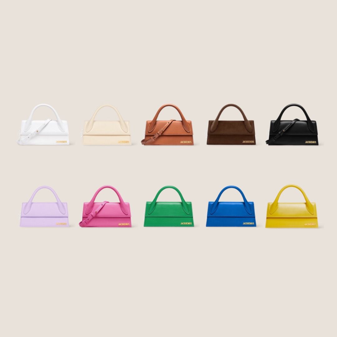 Jacquemus Le Chiquito Long (Preorder) (Category: Luxury Bags & Wallets) located in Manila. Submitted by designerarchives.ph (Listing ID 1244253455, Image 1). Description: - 22 x 10.5cm - adjustable & removable strap - complete Eta: 15 days 50% dp required Buyer will shoulder local sf Shipping: NCR - Grab/Lalamove Provincial - LBC.