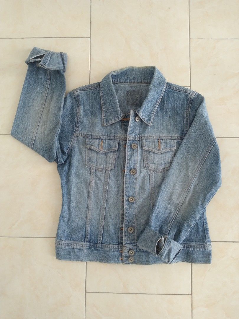 Jaket Jeans Wanita No Brand Fesyen Wanita Pakaian Wanita Baju