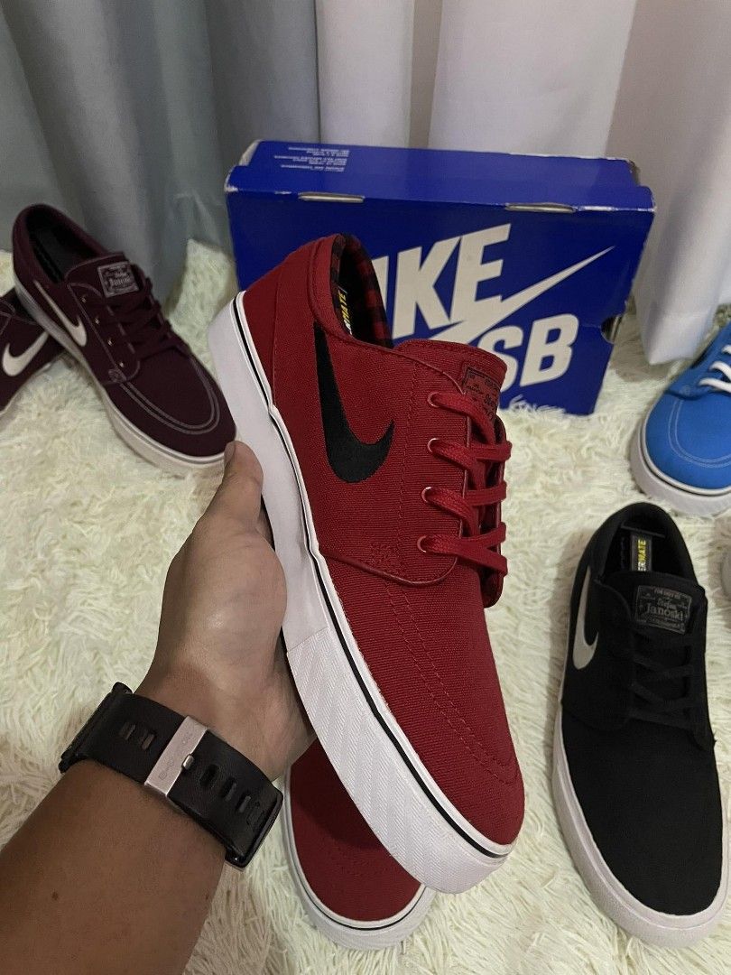 Janoski outlet red black