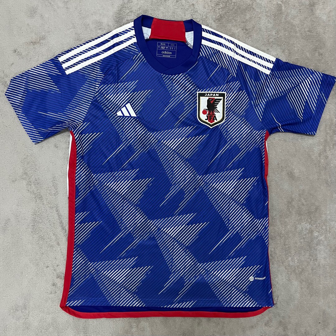 Japan Home 2022 World Cup Jersey, Men's Fashion, Activewear on Carousell