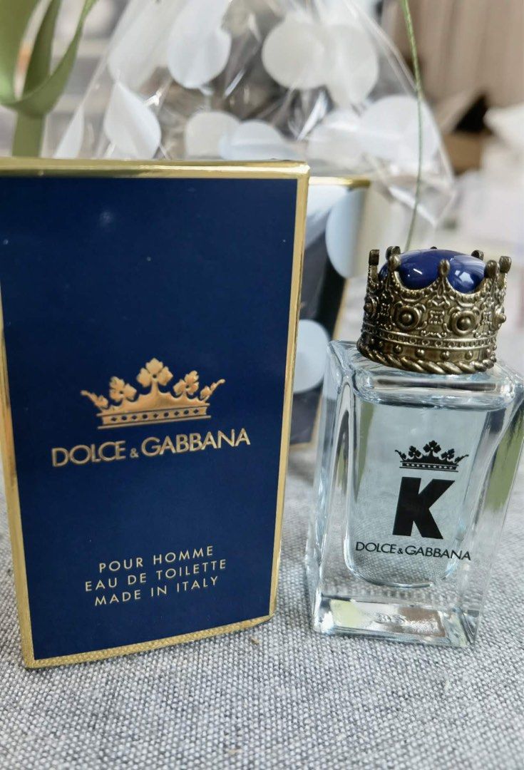 K by Dolce Gabbana D G pour Homme perfume EDP EDT 5ml miniature