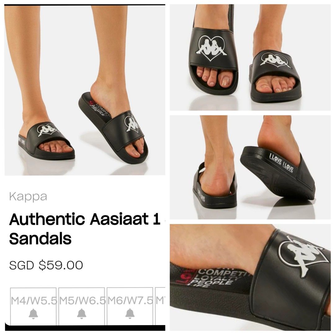 Kappa sandals cheap on feet