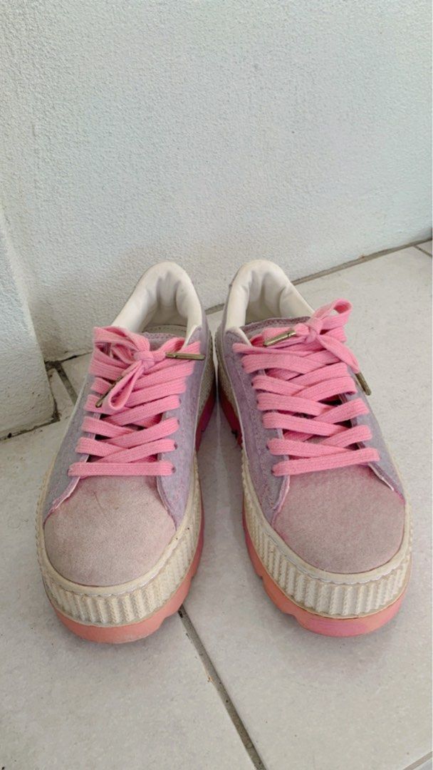 Kasut Puma Tapak Tinggi Women s Fashion Footwear Sneakers on