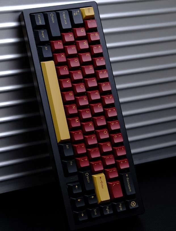 GENTLEMAN BLACK CHERRY PROFILE PBT KEYCAPS – THE KEYCAP CLUB