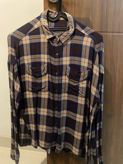Kemeja Flanel Uniqlo