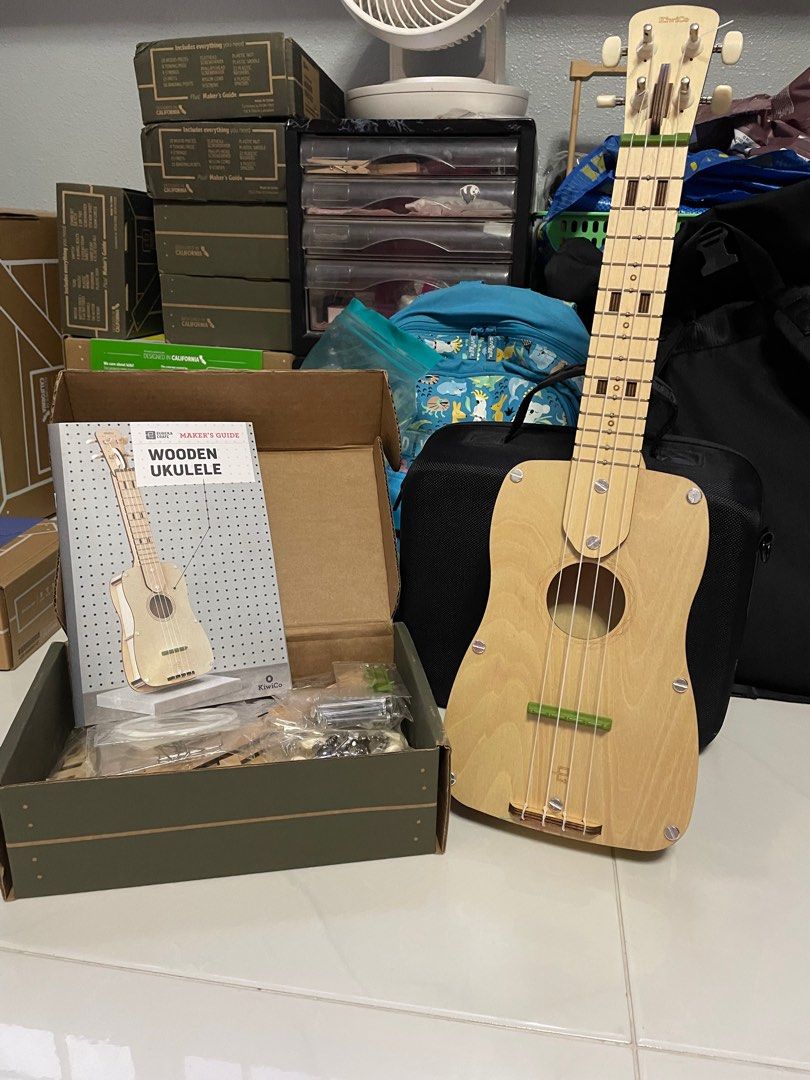 Kiwico Wooden Ukulele, Hobbies & Toys, Toys & Games on Carousell